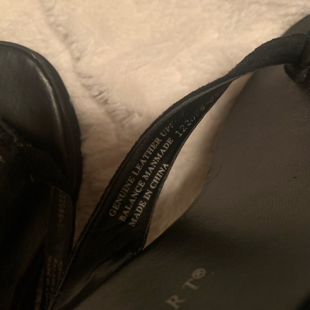 Colin Stuart Platform Sandal Black 6 - Picture 4 of 5